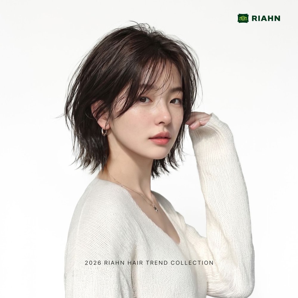 리안헤어 김포시청점 사우동 미용실 브라운 염색 스타일